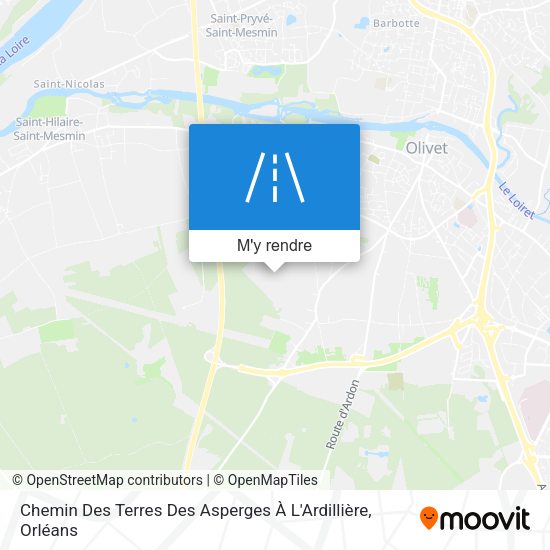 Chemin Des Terres Des Asperges À L'Ardillière plan