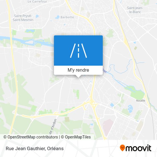 Rue Jean Gauthier plan