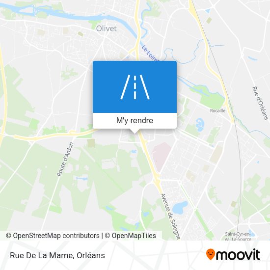 Rue De La Marne plan