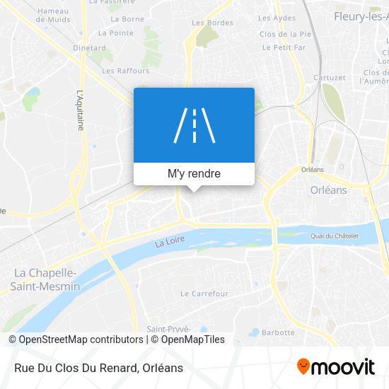 Rue Du Clos Du Renard plan
