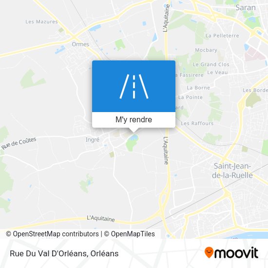 Rue Du Val D'Orléans plan