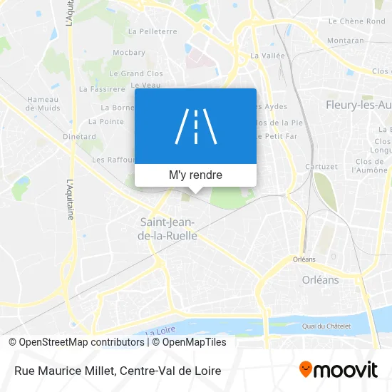 Rue Maurice Millet plan