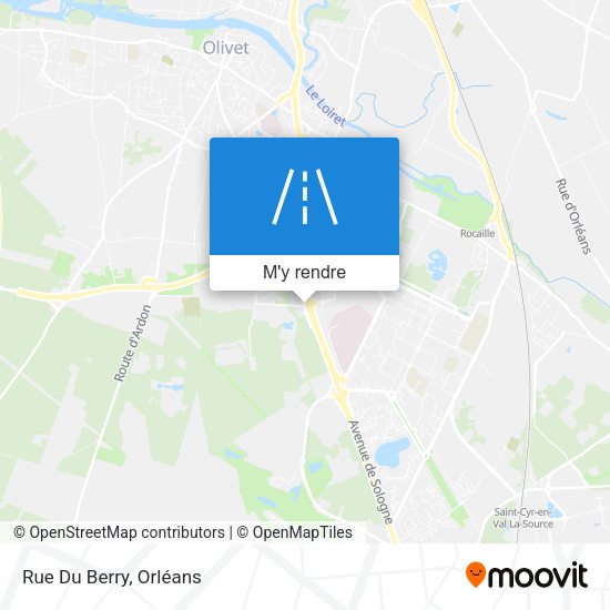 Rue Du Berry plan