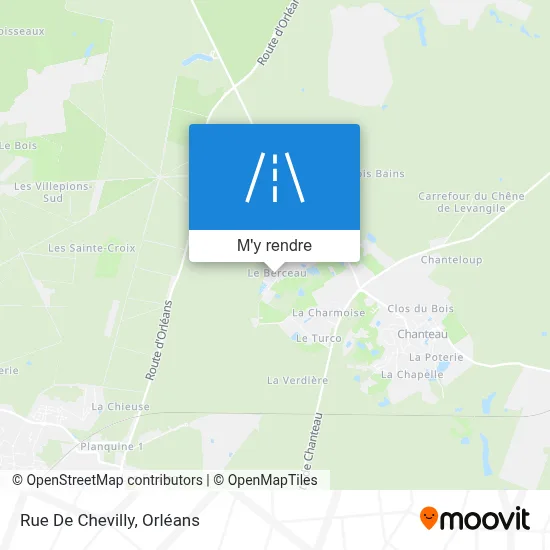Rue De Chevilly plan