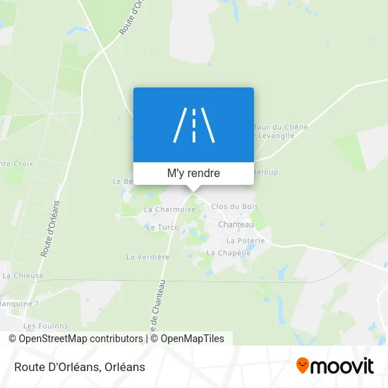 Route D'Orléans plan