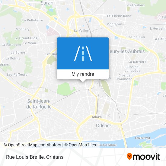 Rue Louis Braille plan