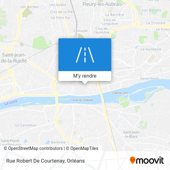 Rue Robert De Courtenay plan
