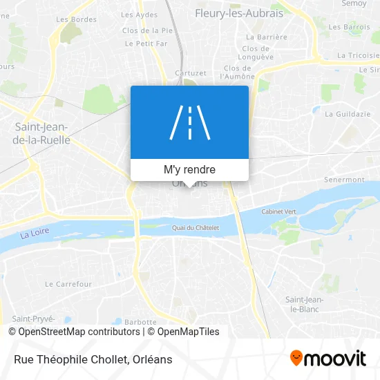 Rue Théophile Chollet plan