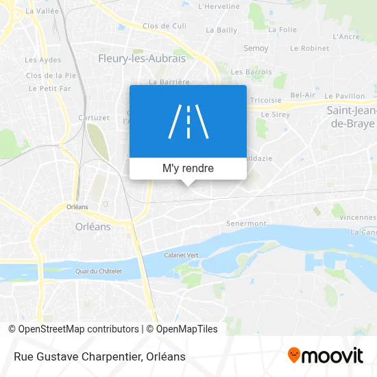 Rue Gustave Charpentier plan