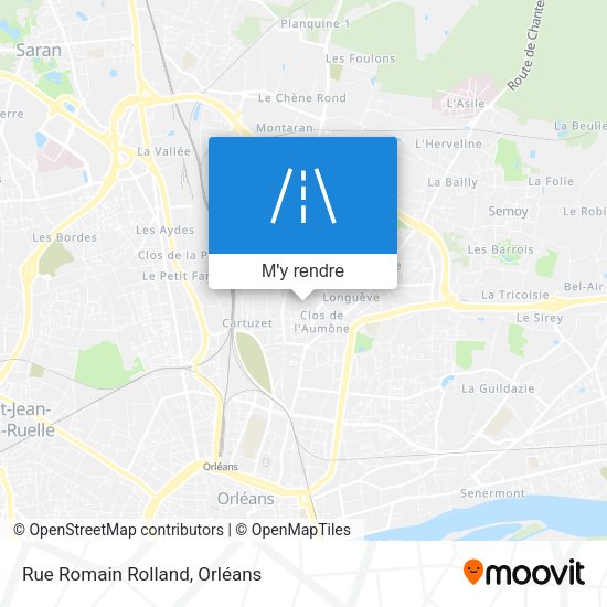 Rue Romain Rolland plan