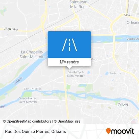 Rue Des Quinze Pierres plan