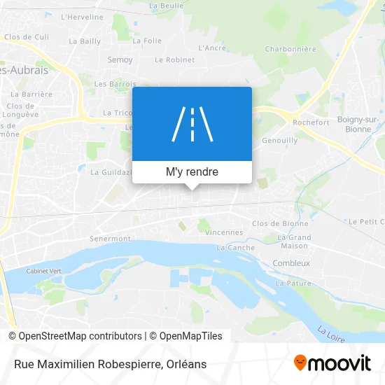 Rue Maximilien Robespierre plan