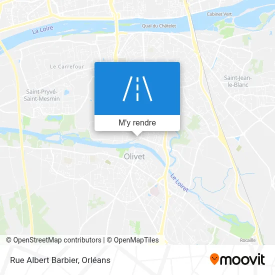 Rue Albert Barbier plan