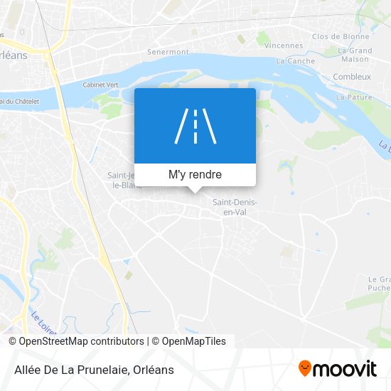 Allée De La Prunelaie plan