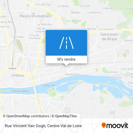 Rue Vincent Van Gogh plan