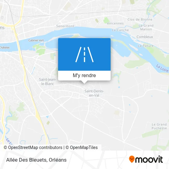 Allée Des Bleuets plan