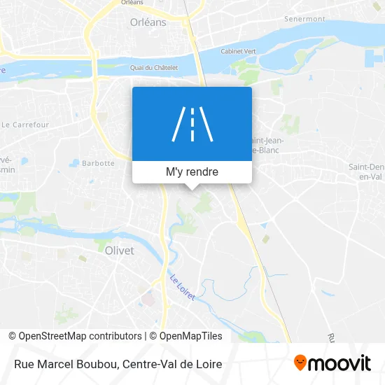 Rue Marcel Boubou plan