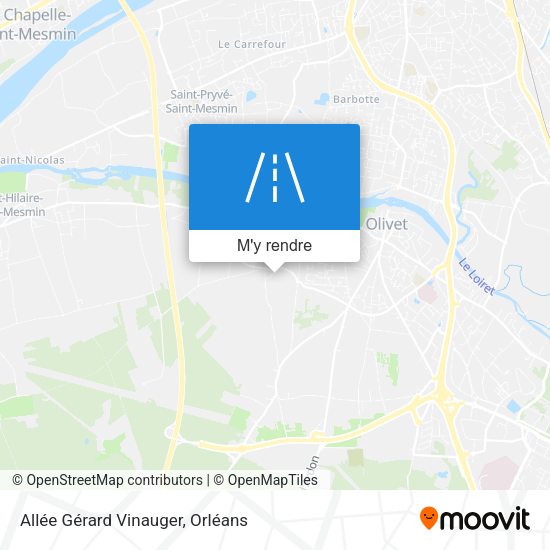 Allée Gérard Vinauger plan