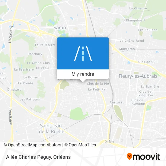 Allée Charles Péguy plan