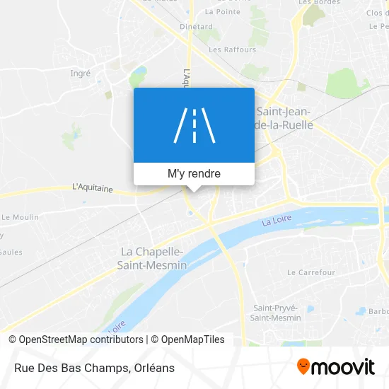 Rue Des Bas Champs plan