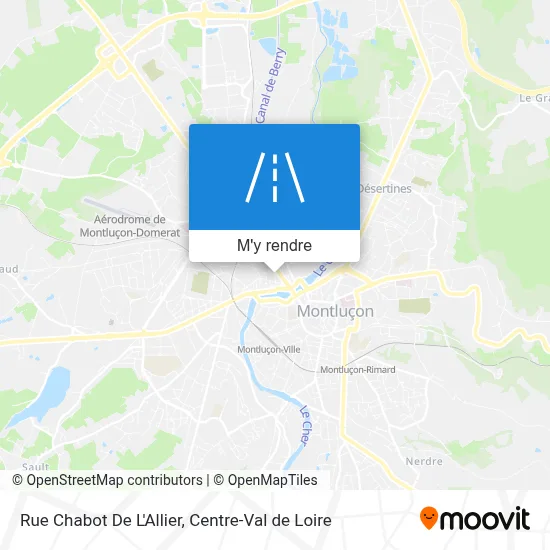 Rue Chabot De L'Allier plan