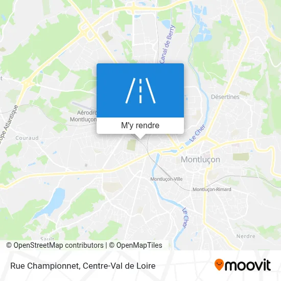 Rue Championnet plan