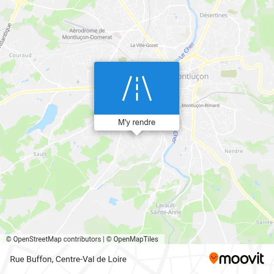 Rue Buffon plan