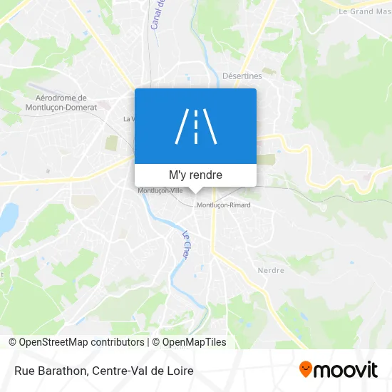 Rue Barathon plan