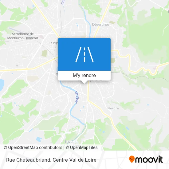 Rue Chateaubriand plan