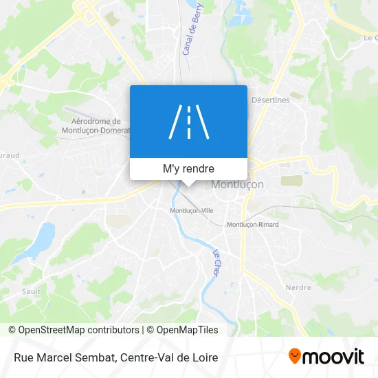 Rue Marcel Sembat plan
