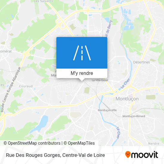 Rue Des Rouges Gorges plan