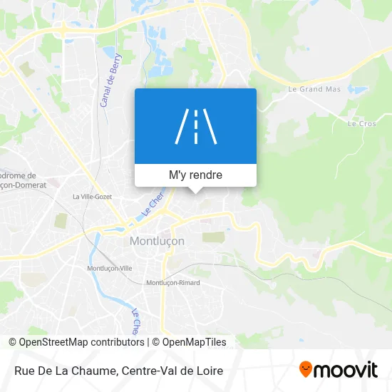 Rue De La Chaume plan