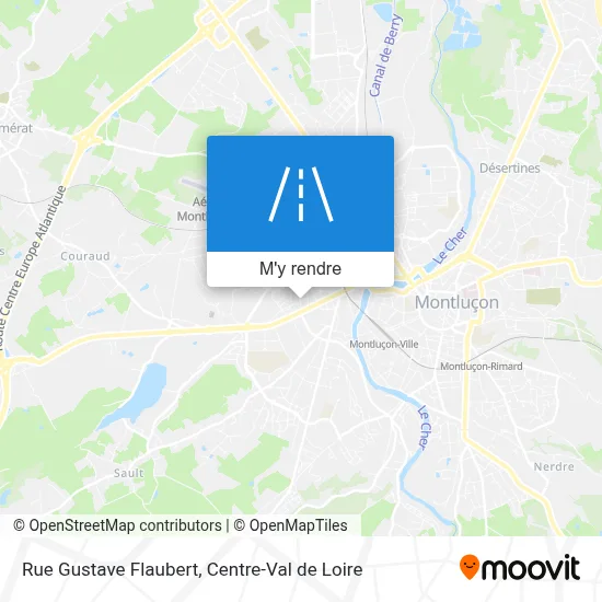 Rue Gustave Flaubert plan