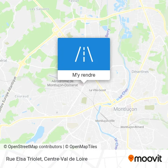 Rue Elsa Triolet plan
