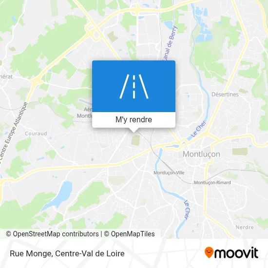 Rue Monge plan