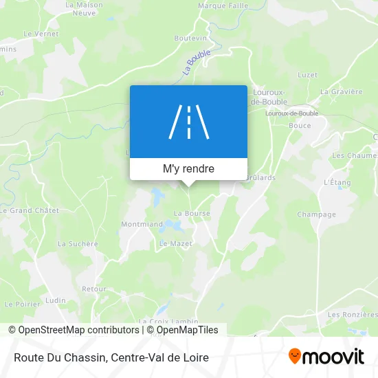 Route Du Chassin plan