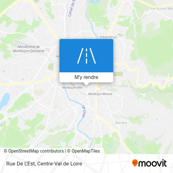 Rue De L'Est plan