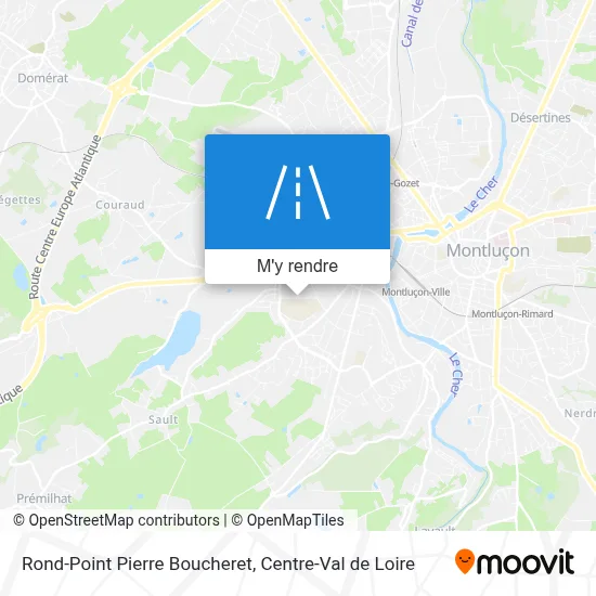 Rond-Point Pierre Boucheret plan