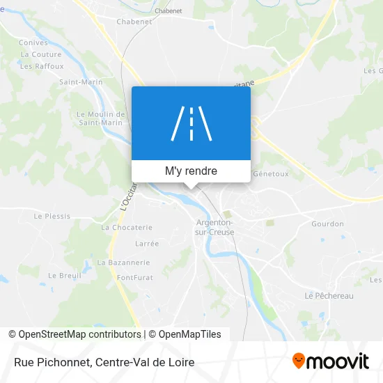Rue Pichonnet plan