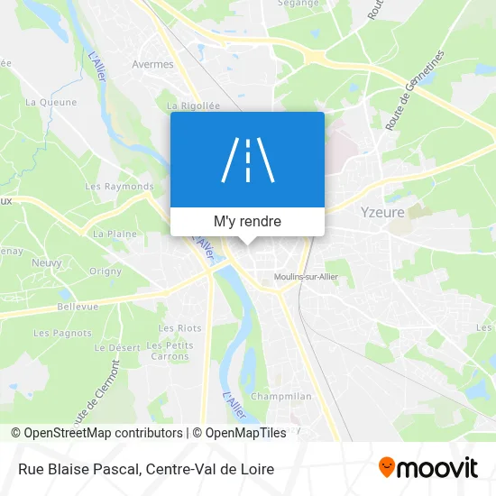 Rue Blaise Pascal plan