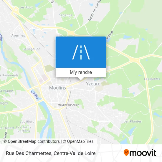 Rue Des Charmettes plan