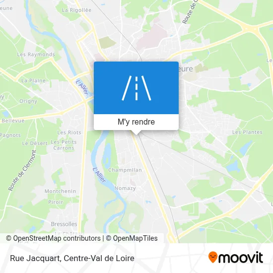 Rue Jacquart plan