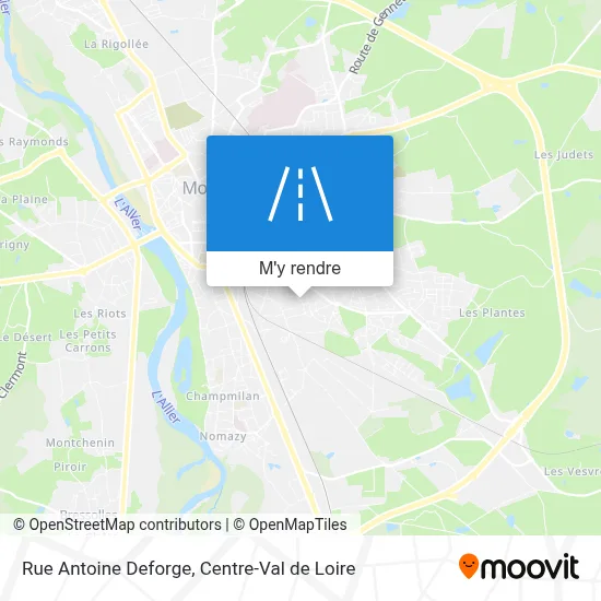 Rue Antoine Deforge plan