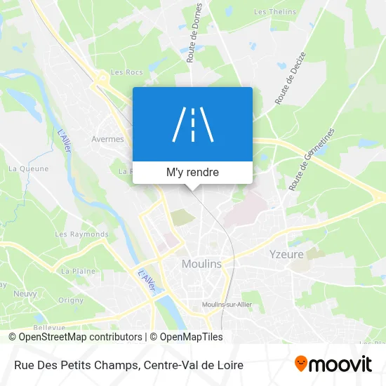 Rue Des Petits Champs plan