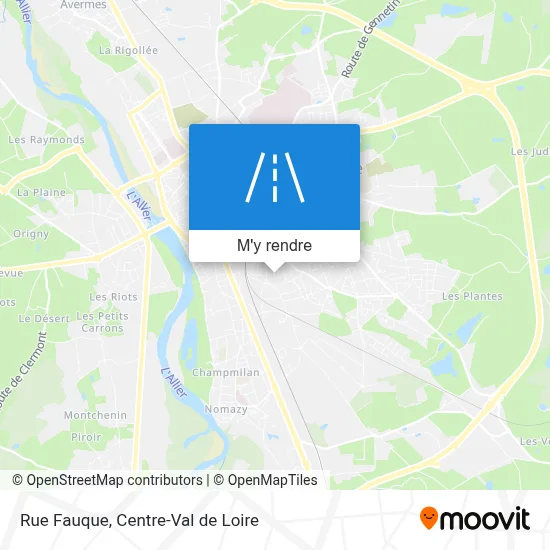Rue Fauque plan