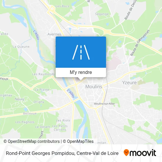 Rond-Point Georges Pompidou plan