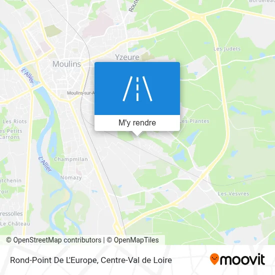 Rond-Point De L'Europe plan