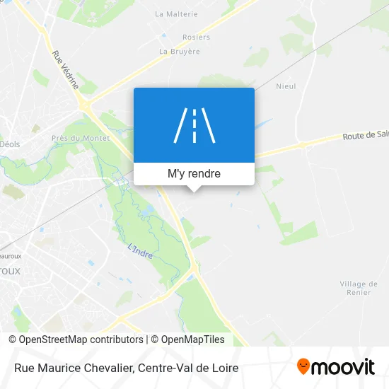 Rue Maurice Chevalier plan