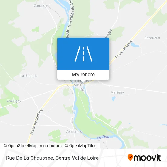 Rue De La Chaussée plan