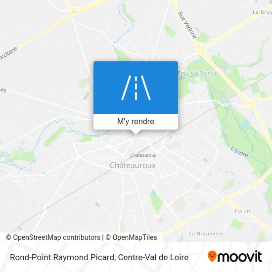 Rond-Point Raymond Picard plan